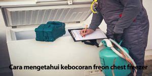 Cara Mengetahui Kebocoran Freon Chest Freezer AQUA Japan