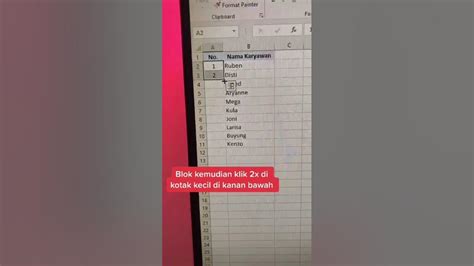 Cara Ngasih Nomor Di Excel