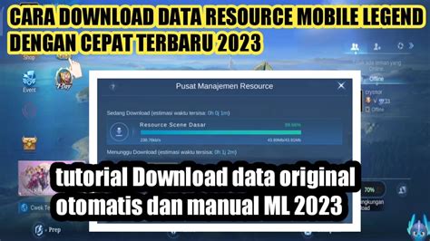 Cara Pause Download Data Ml