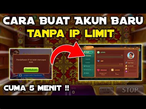Cara bikin akun main slot. Cara transfer.