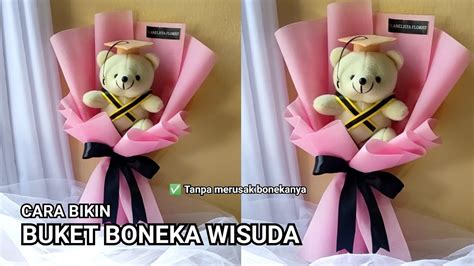 Cara bikin buket boneka