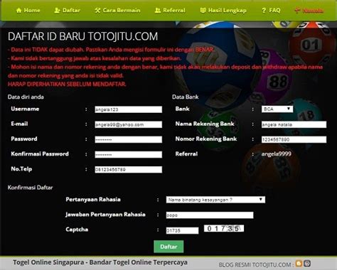 Cara buat akun domino baru. Togel singapore 2017 hari.