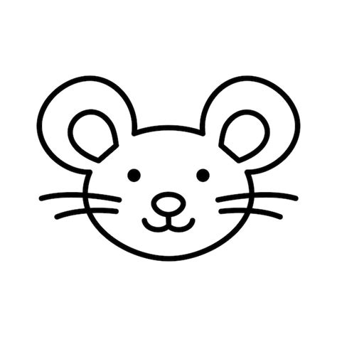 Cara de raton dibujo facil.  &iexcl;Tome un papel y un l&aacute;piz y comencemos a dibujar! Gracias...