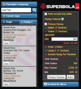 Cara hitung parlay kalah 1 2. Deposit pulsa.
