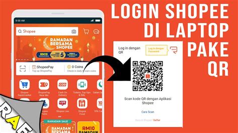 Cara login Shopee tanpa Scan QR Code - Latihan Ujian Sekolah