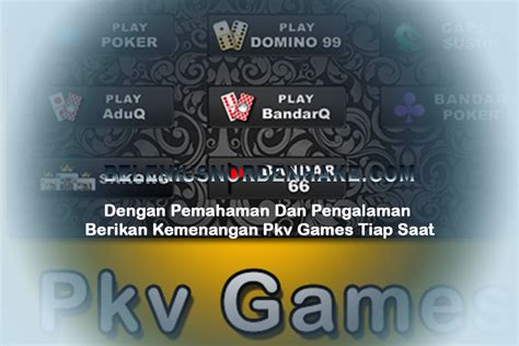 Cara main pkv games biar menang. Togel.