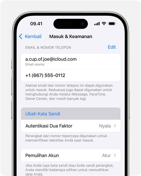 Cara melihat sandi email di iphone 13. .  ...
