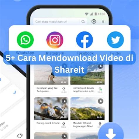 Cara mendownload video di shareit