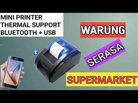 Cara menggunakan mini printer bluetooth 【Masuk ke akun cgv cinemas anda】