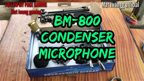 Cara pasang microphone condenser for singing bm 【Ulasan karyawan first media di surabaya】