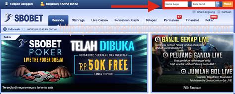 Cara pasang taruhan sbobet bola. Isi ovo lewat.