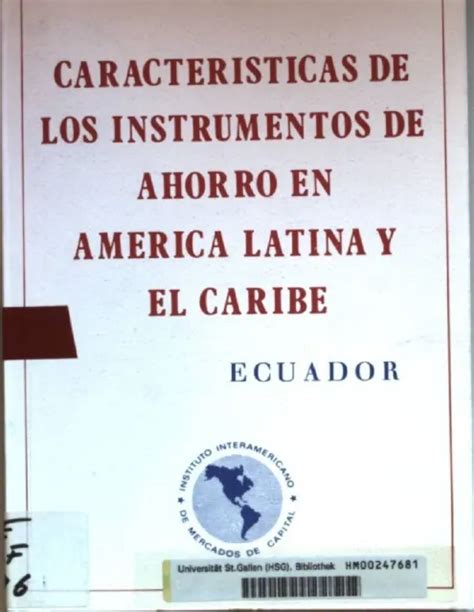 Características de los instrumentos de ahorro en américa latina y el caribe. - Bmw e46 320d touring owners manual.