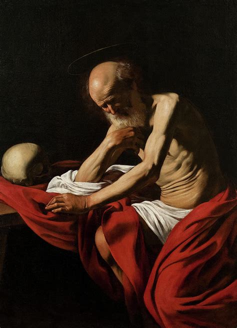 Caravaggio st jerome. 