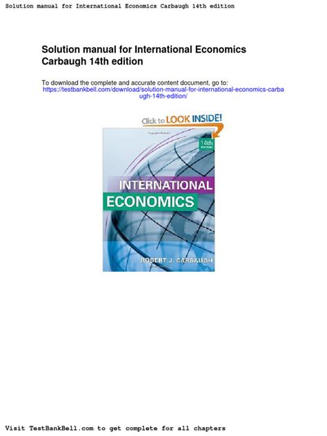 Carbaugh international economics 14th edition solution manual. - Medicinal herb essentials the essential guide for growing and using medicinal herbs for better health medicinal.