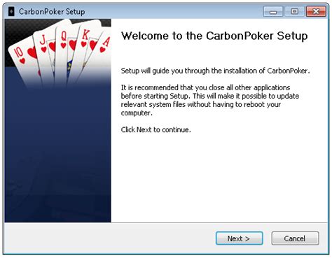 Carbon Poker Install