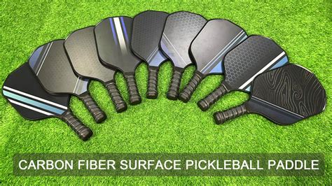 Carbon fiber pickleball paddle set. .  ...