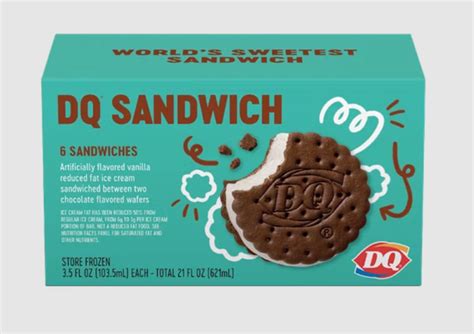 Carbs in Dairy Queen Dq Ice Cream Sandwich Carb Manager