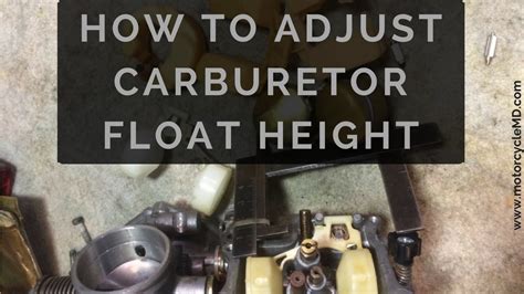 Carburetor float height chart.  We show you the main parts and techniques invo...