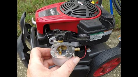 Below are eight practical steps on how to clean a power washer carburetor without removing it. Turn off the pressure washer. Before you start cleaning, ensure the pressure washer is turned off and has had time to cool down. Disconnect the fuel line: Locate the fuel line that connects the carburetor to the gas tank and remove its connection.
