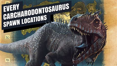 Carcharodontosaurus ark spawn locations. 2023年9月6日 ... Here is a list of all the major dino types that spawn on the Ark Ragnarok map along with their spawn locations, habits and taming methods. 
