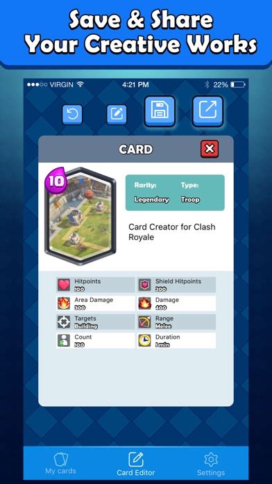 Card Maker for Clash Royale Card Creator AppRecs
