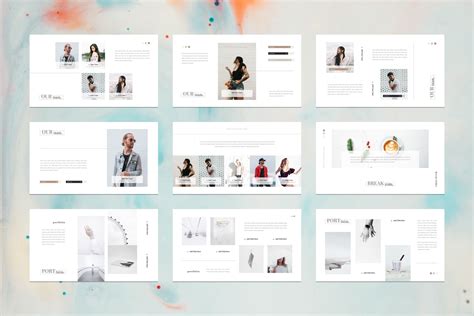 Card Portfolio Google Slides Template