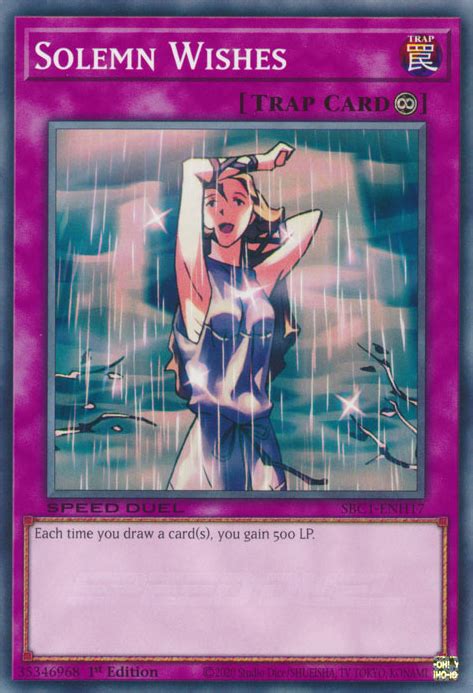 Card Tips:Solemn Wishes - Yugipedia - Yu-Gi-Oh! wiki