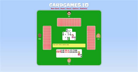 Card io games. Canasta on PlayingCards.io. Win points by collaborating with your teammate to form card combinations in Canasta! Canasta is a unique set collection game for 4 players in which each player will collaborate with their teammate to be the first to 5000 points! Check out our Rummy infographic. 