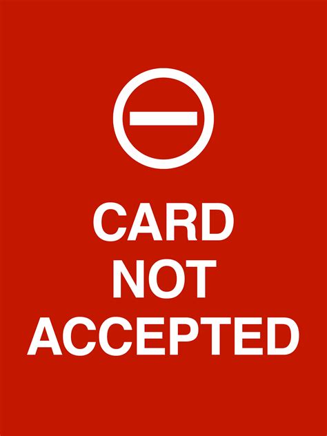 Card not accepted omny. Payment Not Accepted A red screen that reads "Payment Not Accepted" means you may have tapped a cancelled card or your payment method may be blocked by the OMNY system. 