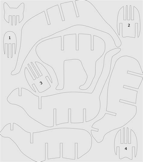 Cardboard 3d Puzzle Template Free
