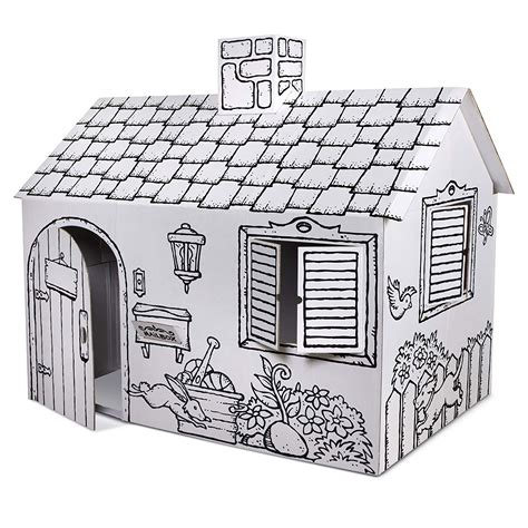 Cardboard Coloring House Near Me