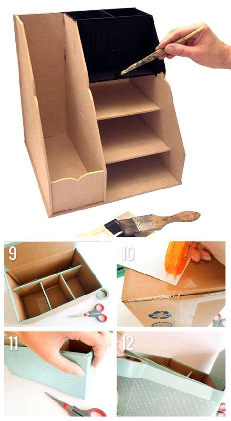 Cardboard can organizer template.  We would like to show you a description ...