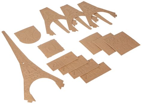 Cardboard eiffel tower diy.  Cardboard is a generic term for heavy paper-based ...