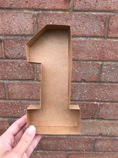 Large Cardboard Numbers | Large Cardboard Letters | Flat C