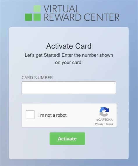 Activate and register card. Enter the 16-digit number to activate your card. You must activate the card before making any purchases. Once activated, you may register your card and update the name and address associated with the card. I have a:
