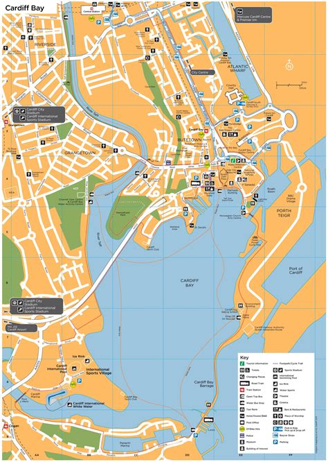 Cardiff bay map.  Discover places to visit and explore around Cardiff Ba...