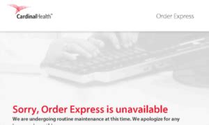 Cardinal health express order. Things To Know About Cardinal health express order. 
