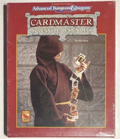 Cardmaster adventure design deck advanced dungeons and dragons game. - Redegoerelse om statens centrale loenanvisnings (scl's) og statens centrale regnskabs (scr's) datafangstsystemer.