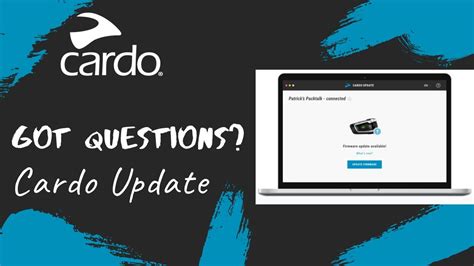 Cardo Update Tutorial the new and PACKTALK firmware update tool YouTube