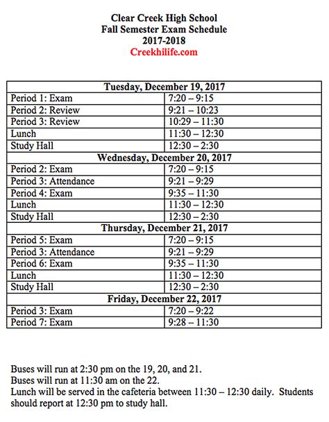 Records and Registration 8/2/2023. Final Examination Schedule – Fall 2023 . Exams are scheduled Wednesday, December 6, 8:00 a.m. through Tuesday, December 12, 6:30 p.m. according to the first day of the week the class meets. For example, a 10:00 MWF class first meets on Monday; therefore, the exam time can be found by looking in the “Monday” …. 