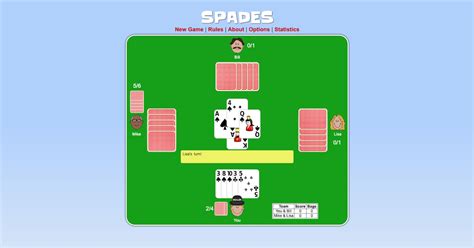 Cards io spades. spades multiplayer game. classic trick-taking card game for four players in two partnerships; 52-card deck; spade suit trump; goal to take as many tricks as declared in bidding; score 500 to win; free spades card game online, internet spades. Features: live opponents, game rooms, rankings, extensive stats, user profiles, contact lists, private ... 