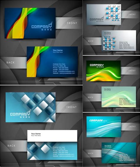 Cards templates vector Vector Graphics Blog