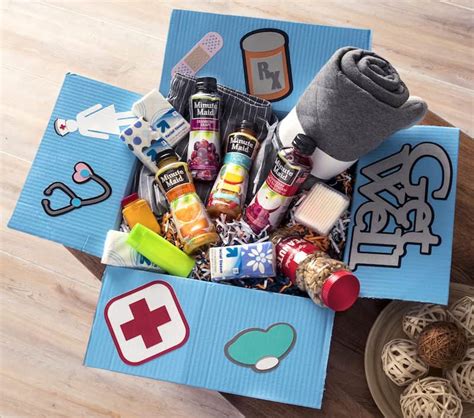 Care package for sick friend. 9 products. The Original Feel Better Box. $59.00. Covid Survival Box. $127.00. Cold & Flu Care Package. $79.00. Sold Out. Man Flu Care Package. 
