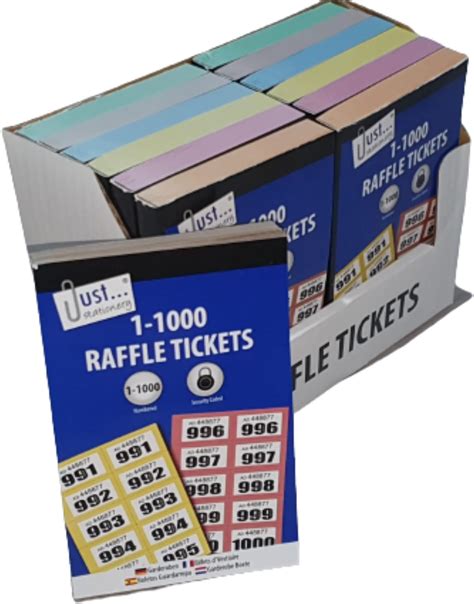 CareStarz 1- 1000 Raffle Tickets Books - Amazon