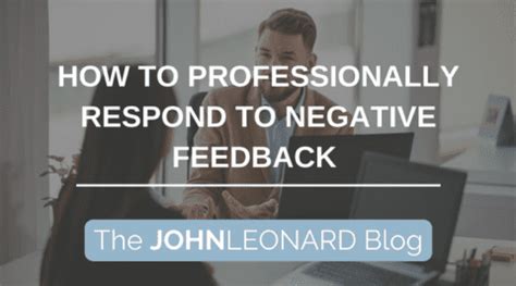 Career Advice on How to Respond to Negative Feedback Shape Magazine