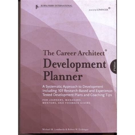Career Architect Development Planner 5th Edition