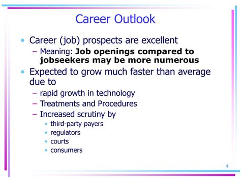 Career Outlook Definition