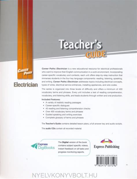 Career Paths Electrician Teacher