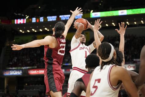 Career games for Ware and Mgbako lead Indiana past Harvard 89-76