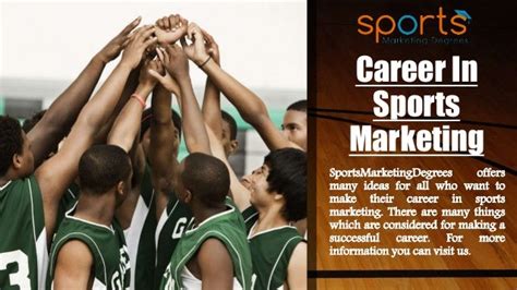Career in sports marketing. Things To Know About Career in sports marketing. 